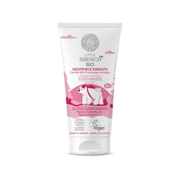 Natura Siberica Little Siberica bio Sarkvidéki málna gyerekfogkrém, 60g