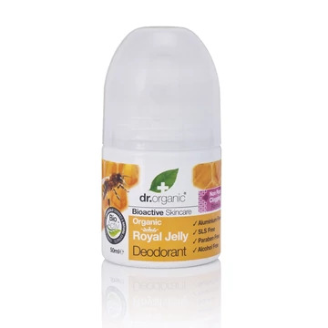 Dr Organic alumíniummentes dezodor bioaktív Méhpempővel, 50 ml