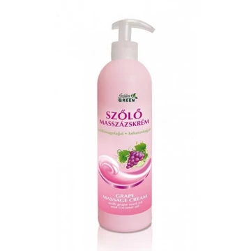 Golden Green szőlő masszázskrém szőlőmagolajjal és kókuszolajjal, 500 ml