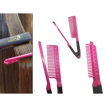 Hair Power hajvasaló fésű, pink