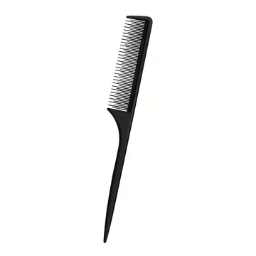 Hair Power műanyag végű stílfésű, fekete