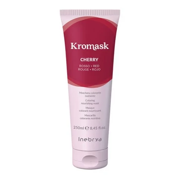 Inebrya Kromask hajszínező hajpakolás, Cherry Red, 250 ml