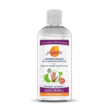 JimJams Antibakteriális kéz- és bőrfertőtlenítő gél, 100ml