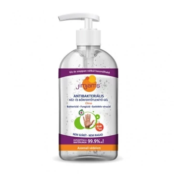 JimJams Antibakteriális kéz- és bőrfertőtlenítő gél, 300ml