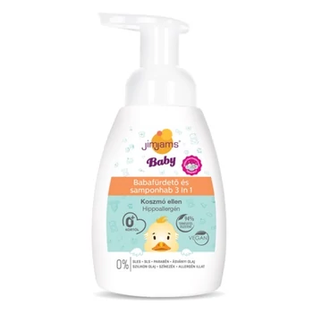 JimJams Baby babafürdető és samponhab 3in1, 250ml