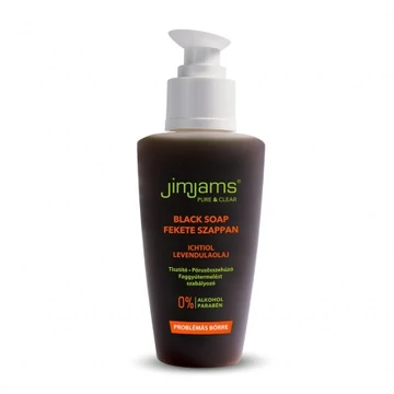 JimJams fekete szappan, 125 ml