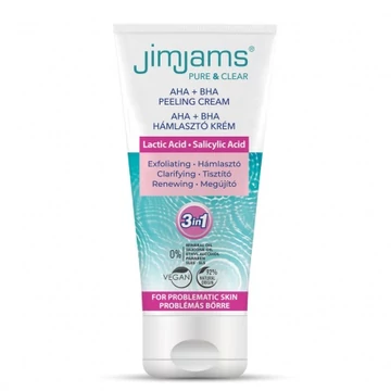 JimJams Pure &amp;amp; Clear AHA+BHA hámlasztó krém, 75ml