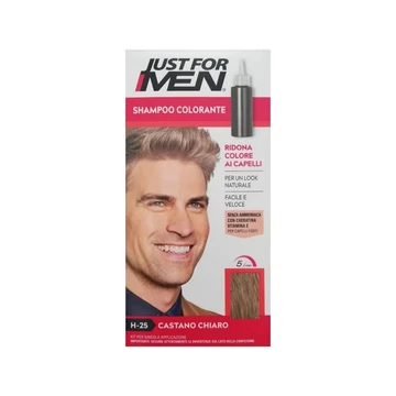 Just For Men Shampoo Colorante férfi hajszínező gél, világosbarna H-25
