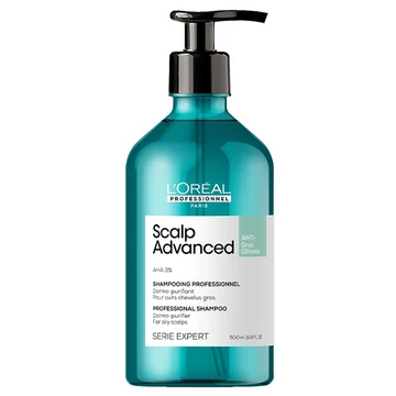 Loreal Scalp Advanced sampon zsíros hajra, 500 ml