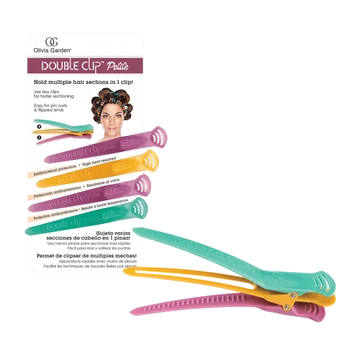 Olivia Garden Double Clip Petite feltűző csipesz, 4 db