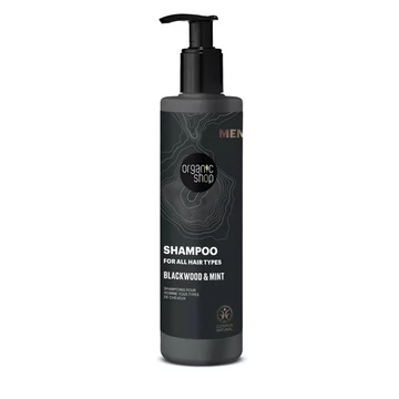 Organic Shop Men sampon tölgyfakéreg-kivonattal és mentával, 280 ml