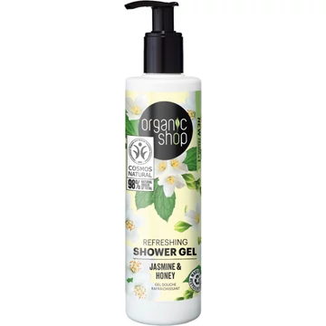 Organic Shop Refreshing tusfürdő jázminnal és mézzel, 280 ml