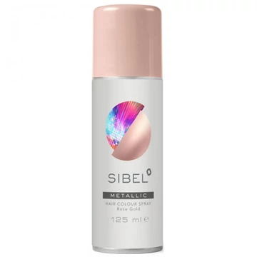 Sibel hajszínező spray metál rosegold, 125 ml