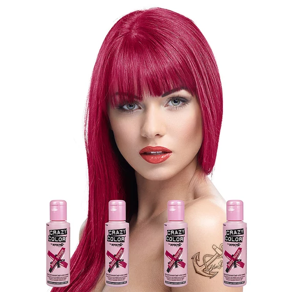 Crazy Color hajszínező krém Ruby Rouge 66, 100 ml