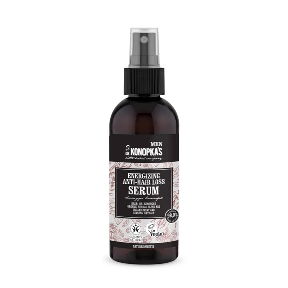 Dr Konopka's Men energetizáló hajhullás elleni szérum, 170 ml