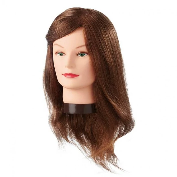 Eurostil babafej humán hajjal, 35-40 cm