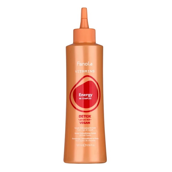 Fanola Vitamins Energy Scalp Detoxifying fejbőr radír, 195 ml