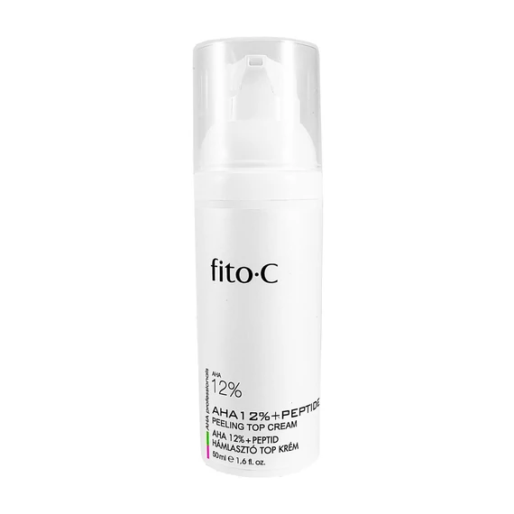 Fito.C AHA 12% + peptid hámlasztó top krém, 50 ml