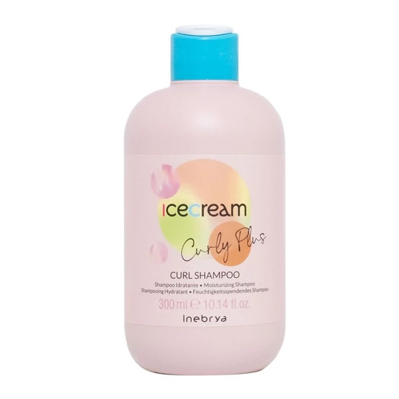 Inebrya Ice Cream Curly Plus sampon göndör hajra, 300 ml