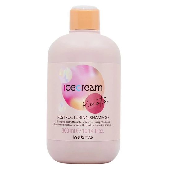 Inebrya Ice Cream Keratin Restructuring sampon, 300 ml