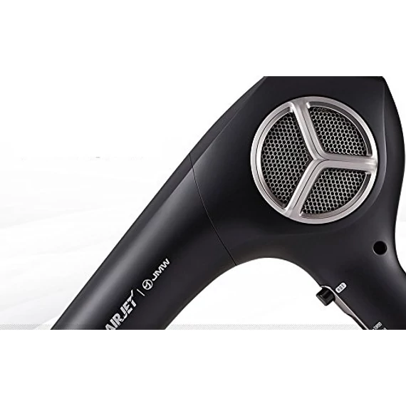 JMW Airjet Turbo Ion hajszárító fekete-ezüst 1600 W