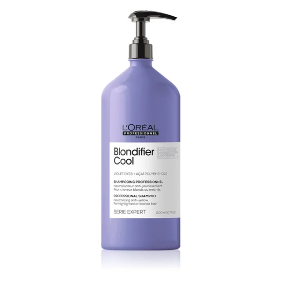 Loreal Serie Expert Blondifier Gloss élénkítő sampon szőke hajra, 1,5 l