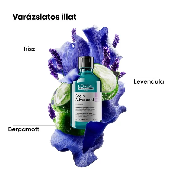 Loreal Scalp Advanced nyugtató sampon érzékeny fejbőrre, 500 ml