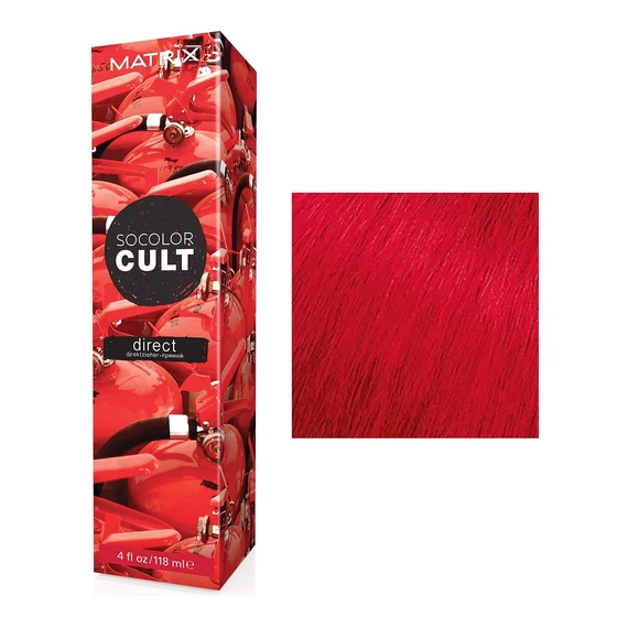 Matrix SoColor Cult Direct Semi Permanent hajszínező Red Hot