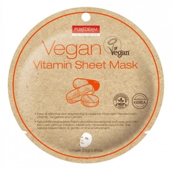 PureDerm 3 az 1-ben Vegan Vitamin maszk