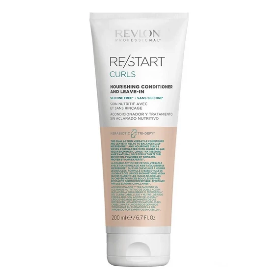 Revlon Restart Curls tápláló hajban maradó balzsam göndör hajra, 200 ml