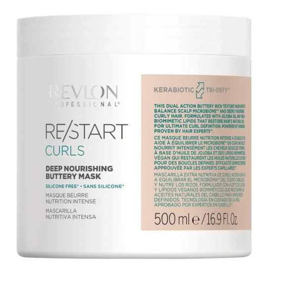 Revlon Restart Curls mélytápláló vajmaszk göndör hajra, 500 ml