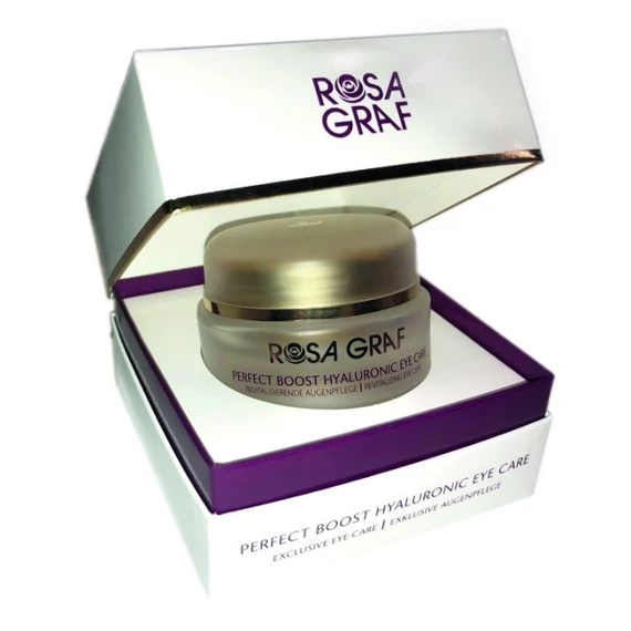 Rosa Graf Perfect Boost Hyaluronic Eye Care Hyaluron és Peptid szemkörnyékápoló krém, 15 ml