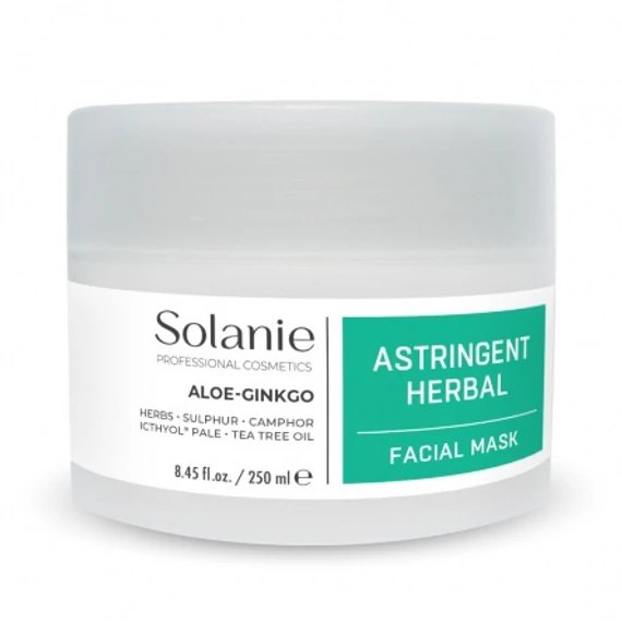Solanie Aloe Gingko gyógynövényes összehúzó pakolás, 250 ml