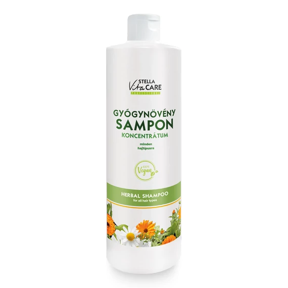 Stella Vitacare Gyógynövény + Aloe sampon koncentrátum, 1 l